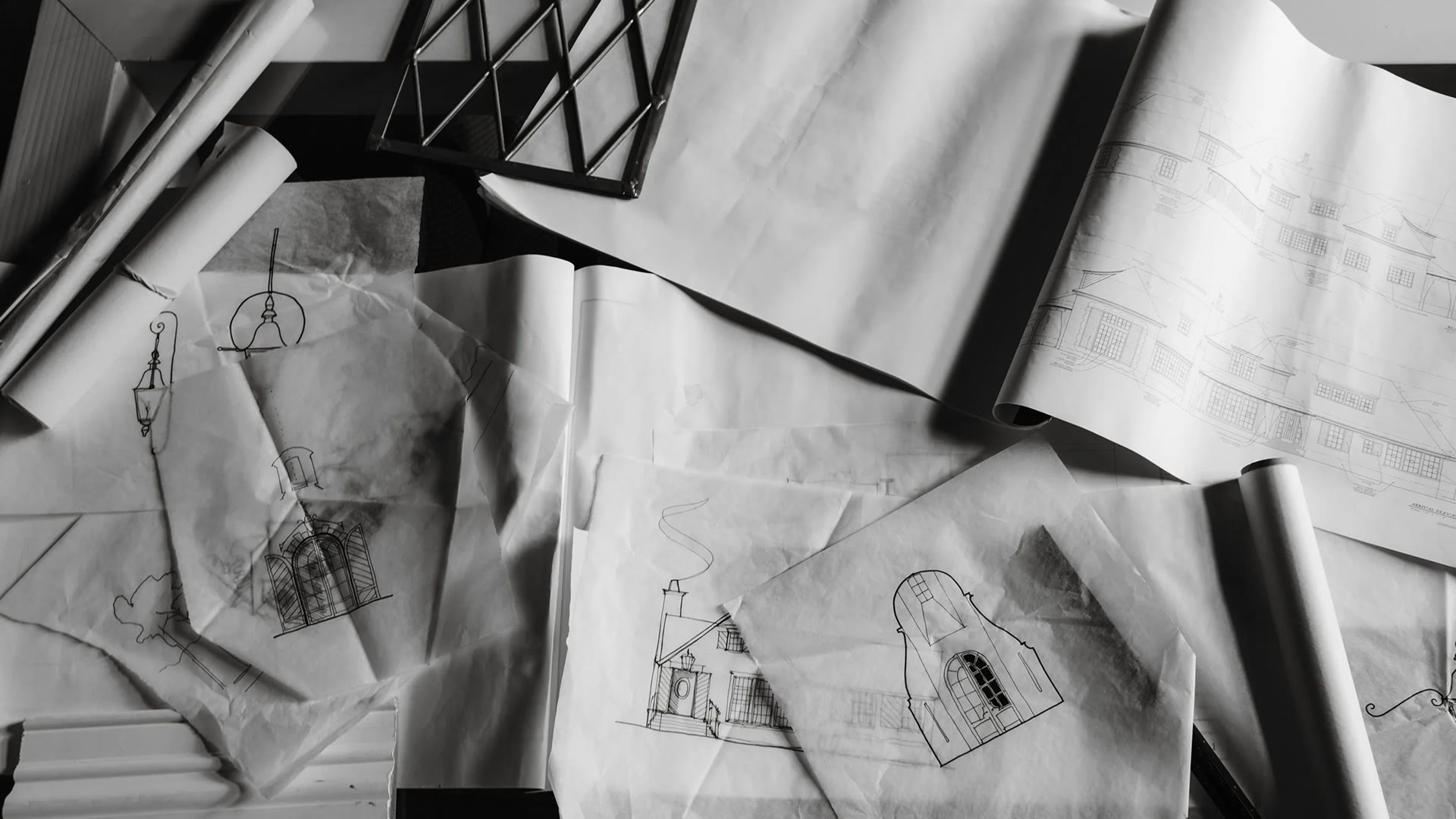 River Brook architect sketching